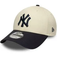New Era Baseball Cap New York Yankees New Era MLB Colour Block 9Forty Cap Beige Blau (1-St)