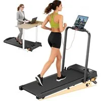 iscooter Laufband Laufband für Walking und Jogging,bis 6/12 km/h (1-tlg), Leicht und einfach zu verstauen