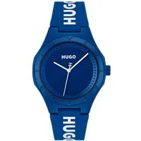 HUGO Quarzuhr #LIT 1530414, Armbanduhr, Herrenuhr, Silikonarmband, analog