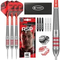 TARGET DARTS Dartpfeil Nathan Aspinall Messing Steeldarts-Set, 22 g, inkl. Aufbewahrungsetui