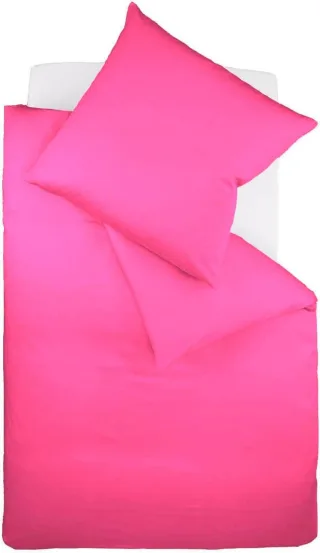 fleuresse Bettwäsche "Colours in 135x200, 155x220 oder 200x200 cm" 3 Stk. Bettwäsche aus 100% Baumwolle, uni, mit Reißverschluss