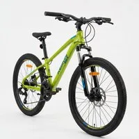 Keskin eBike Mountainbike Keskin MTB1 – 24 Zoll Mountainbike – leichter Aluminium-Rahmen, 21 Gang Shimano RD-TY300/EF500 Schaltwerk, Kettenschaltung, (Aluminiumrahmen, mechanischen Scheibenbremsen), mit 24"x 2,35" Luftreifen ideal für Gelände und All