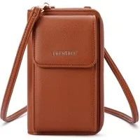 Frentree Schultertasche Damen Cross-Body Handtasche mit Handyfach und Portemonnaie, Umhängetasche mit vielen Fächern