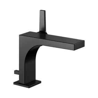 KEUCO Edition 11 Black Selection Einhebel-Waschtischmischer mit Ablaufgarnitur, schwarz matt, 511043 51104370000