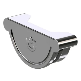 STAHL Dachrinnen Enddeckel | Ø 125 mm