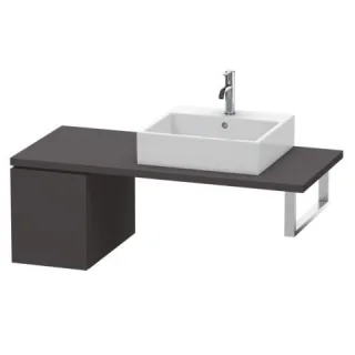 Duravit L-Cube Unterschrank für Konsole Graphit Supermatt 320x547x400 mm - LC583008080 LC583008080