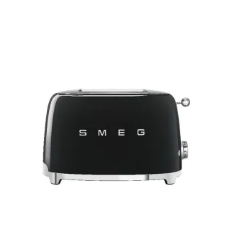SMEG 2-Schlitz Toaster TSF01BLEU Schwarz 50's Retro-Style