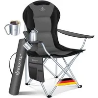 KESSER Campingstuhl, faltbarer Klappstuhl bis150kg belastbar Angelstuhl Faltstuhl
