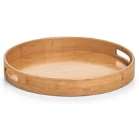 Zeller Present Tablett, Bambus, (1-tlg), Ø 38 cm