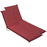 sleepling Liegenauflage Polster Sonnenliege, Strandliege, Komfortschaum, Eckbänder und Einstellband, waschbar, Made in EU