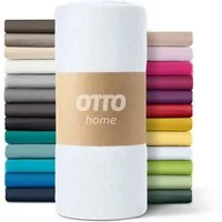 OTTO home Spannbettlaken PAPRIKA, Microfaser-Jersey, Gummizug: rundum, (1 Stück), Bettlaken Laken in zwei Qualitäten: Fleece & Jersey, schnelltrocknend