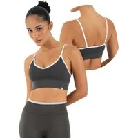 Smilodox Sport-BH Yari, Fitness- BH Damen, Shaped Fit, Bra mit Rippstruktur, Gym Rippstruktur, verstellbare Träger, Shaped Fit, weiches Material
