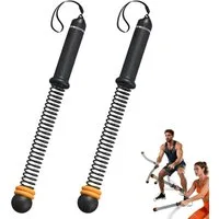OYLCDI Handmuskeltrainer Verstellbares Trainingsseile Battle Rope, Fitnessgeräte, 2er-Pack (für Ganzkörperstraffung, Fettverbrennung und Krafttraining), für zu Hause, geräuscharmes Battle Rope ohne Seil mit Silikongriff