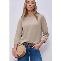 STREET ONE 3/4-Arm-Shirt im Silk Look