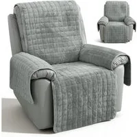 BlingBin Sofaschoner Sofahussen Sofa Armlehnenbezüge Plüsch Sesselschoner Anti-Rutsch, Sofabezug, weich und waschbar, Möbelschutz für Kinder, Hunde & Katzen