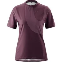 Gonso Radtrikot Adventure Jersey Halfzip W Damen Fahrradtrikot, modernes Half-Zip Trikot mit Rückentasche