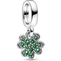 Pandora Charm-Einhänger 792751C01 Charm-Anhänger Damen Vierblättriges Kleeblatt Grün Silber