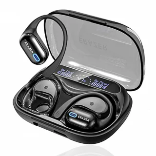 ERAZER XP18 TWS Headset Wireless bluetooth 6.0 Earphone 13mm Titanium Unit ENC Noise Cancelling 3000mAh Battery LED Scre