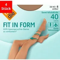 Nur Die Feinstrumpfhose Fit in Form, 40 Den (4 St)