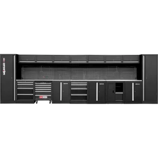 KS TOOLS Werkstatt-Schranksystem, gerade, 5960 x 500 mm, Variante 1 - 866.6265