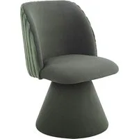 HELA Esszimmerstuhl BARI I Drehstuhl (Set, 1 St), 360° drehbar, Polsterfuß, Materialkombi, Außen Felloptik Innen Velvet