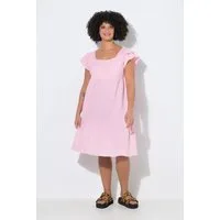 Angel of Style Jerseykleid Musselinkleid Carree-Ausschnitt Volants