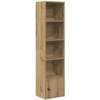 vidaXL Bücherregal Bücherregal Artisan-Eiche 31x24x127 cm Holzwerkstoff, 1-tlg.
