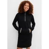 bonprix Sweatkleid für den Alltag, mit langem Arm, aus Viskose-Mix, Casual Stil