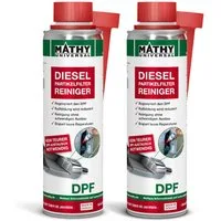 MATHY Diesel-Additiv MATHY-DPF Dieselpartikelfilter-Reiniger 2 x 300 ml, 0,6 l, (2-St) Reinigt den Diesel-Partikelfilter