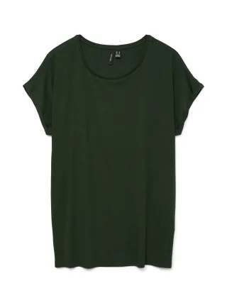 VERO MODA - VMAVA PLAIN SS TOP JRS NOOS Pine Grove - Gr. - XL