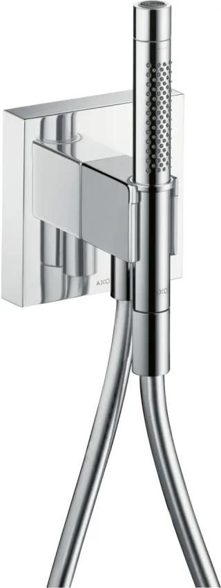 Hansgrohe Schlauchanschluss und Brausenhalter Axor Starck Organic chrom , 12626000 12626000