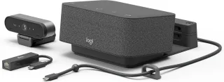 Logitech Logi Dock Focus Room Kit | 991-000463 | Kit für Videokonferenzen (Logitech BRIO Ultra HD Pro Webcam - Log