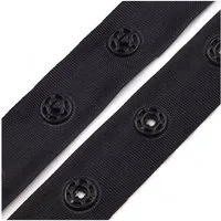 maDDma Druckknopf 3m Druckknopfband 18mm Druckknopf Band Bodyverschluss Miederband, Breite 18 mm Abstand 25 mm