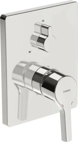 Hansa Wannenarmatur Unterputz HANSAPALENO 8050 Ros. eckig chr 80509001