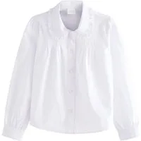 Next Langarmshirt Langärmelige Schul-Bluse mit hübschem Kragen (1-tlg)