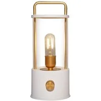 Coen Bakker Deco BV LED Außen-Tischleuchte Tischlampe Dimmbar Akku In-/Outdoor IP44, Stufenlos dimmbar, LED fest verbaut, Warmweiß