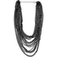 COLLEZIONE ALESSANDRO Kette mit Anhänger Midnight Drama, mehrreihige Gliederkette