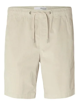 Selected - Cord-Shorts - Slhregular beige - Gr. - S