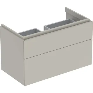 Geberit Xeno2 Unterschrank f. Waschtisch, 2 Schubladen 88x53x46,2cm, greige, 500509001 500509001