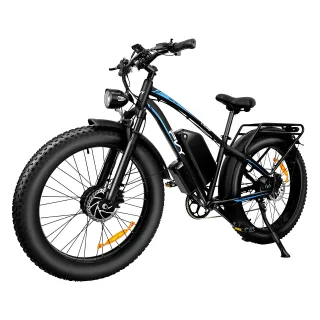 [EU DIRECT] PVY MAX26 Electric Bike 48V 25Ah Battery 1200W*2 Dual Motors Recommended Top Speed 25KM/H 26inches Tires 80-