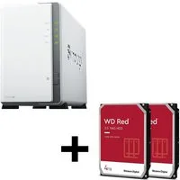 Synology Synology DS223J + Western Digital WD40EFPX HDD-NAS-Festplatte