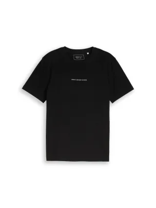 Denim Tom Tailor - T-Shirt mit Rückenprint black - Gr. - L