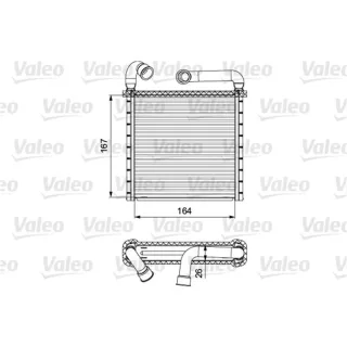 Valeo W?rmetauscher Audi Seat Skoda VW 811506