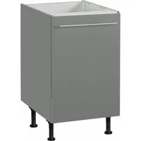 OPTIFIT Spülenschrank Bern 50 cm breit, mit 1 Tür, mit höhenverstellbaren Füßen, mit Metallgriff