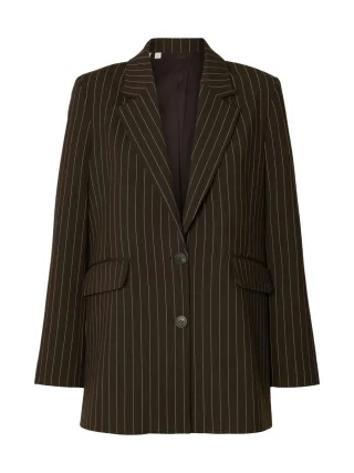 selected men - Nadelstreifen-Blazer braun - Gr. - 36