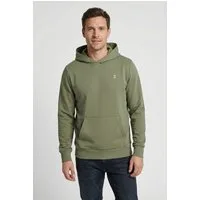 hummel Kapuzensweatshirt HMLPULSE SWEAT HOODIE mit gesticktem Chevron-Logo, aus weichem Sweatstoff