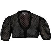 MarJo Dirndlbluse Dirndlbluse Zeitlarn schwarz