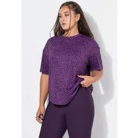 Studio Untold T-Shirt Sport-Shirt Oversize Shape Leo Rückenprint