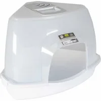 Europet-Bernina Katzentoilette Katzentoilette Prism transparent/weiß