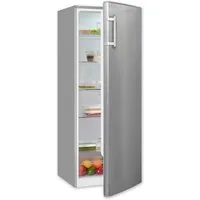 exquisit Kühlschrank KS320-V-H-040E inoxlook, 142,6 cm hoch, 54,4 cm breit, Großzügiger Kühlraum für mehr Frische und beste Übersicht